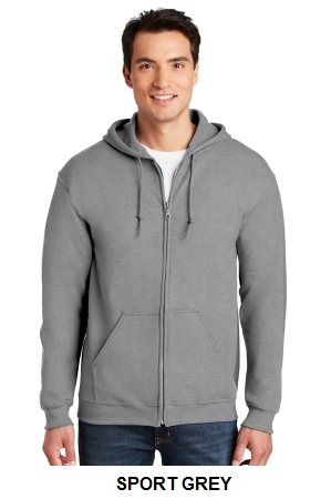 Gildan - Heavy Blend Full-Zip Hooded Sweatshirt.  GILDAN  18600