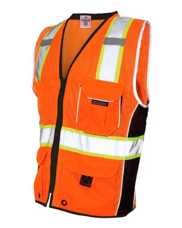 ML Kishigo - Black Series Heavy Duty Vest (ORANGE) - 1514