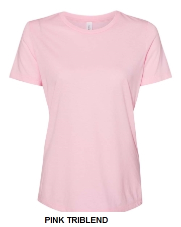 Womens Relaxed Fit Triblend Tee.  BELLA  6413