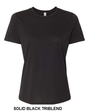 Womens Relaxed Fit Triblend Tee.  BELLA  6413