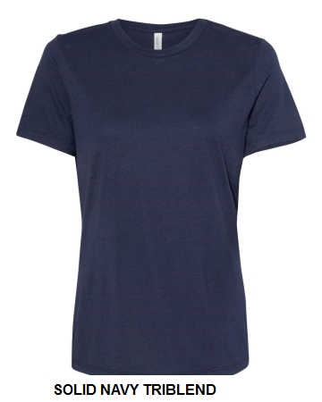 Womens Relaxed Fit Triblend Tee.  BELLA  6413