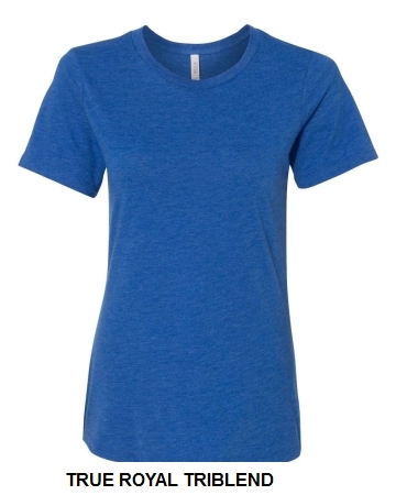 Womens Relaxed Fit Triblend Tee.  BELLA  6413