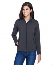 Core 365 Ladies Cruise Two-Layer Fleece Bonded Softï¿½Shell Jacket.  CORE365  78184