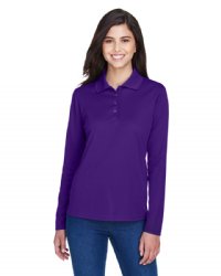 CORE365 Ladies Pinnacle Performance Long-Sleeve Pique Polo.  CORE365  78192