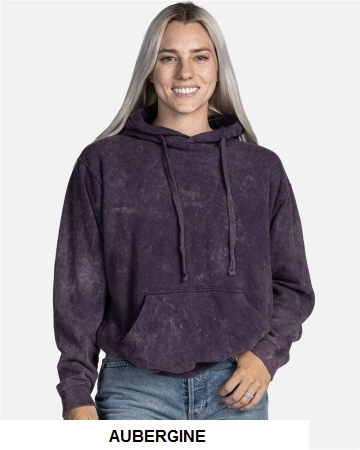 Dyenomite 854MW - Premium Fleece Mineral Wash Hooded Sweatshirt.  DYENOMITE  854MW