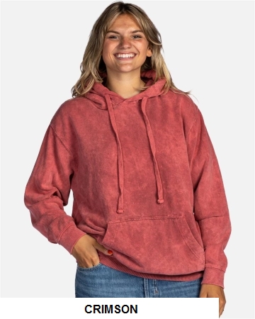 Dyenomite 854MW - Premium Fleece Mineral Wash Hooded Sweatshirt.  DYENOMITE  854MW