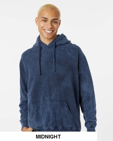 Dyenomite 854MW - Premium Fleece Mineral Wash Hooded Sweatshirt.  DYENOMITE  854MW