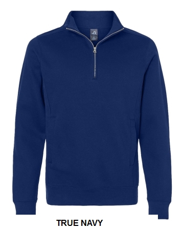 J. America 8717 - Heavyweight Fleece Quarter-Zip Sweatshirt.  J AMER  8717