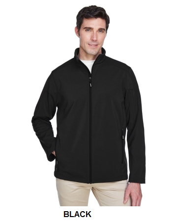 CORE365 Mens Tall Cruise Two-Layer Fleece Bonded Softï¿½Shell Jacket.  CORE365  88184T