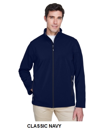 CORE365 Mens Tall Cruise Two-Layer Fleece Bonded Softï¿½Shell Jacket.  CORE365  88184T