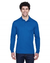 CORE365 Mens Pinnacle Performance Long-Sleeve Pique Polo.  CORE365  88192