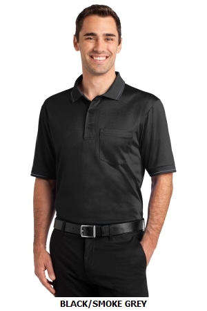 CornerStone Select Snag-Proof Tipped Pocket Polo. CS415.