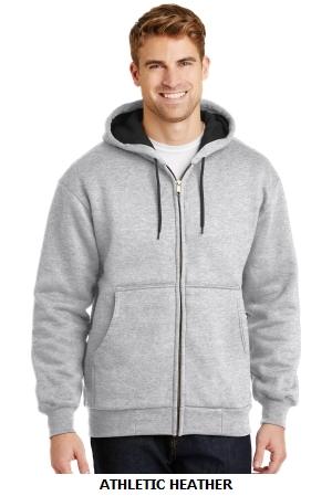 CornerStone® - Heavyweight Full-Zip Hooded Sweatshirt with Thermal Lining. CS620.