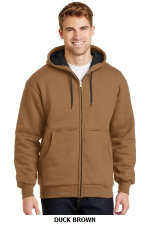 CornerStone® - Heavyweight Full-Zip Hooded Sweatshirt with Thermal Lining. CS620.