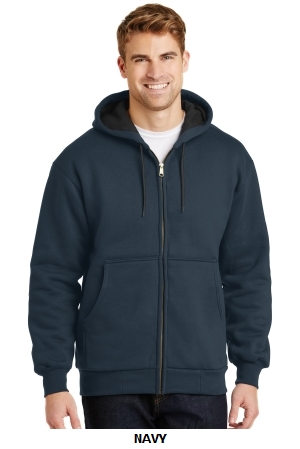 CornerStone® - Heavyweight Full-Zip Hooded Sweatshirt with Thermal Lining. CS620.