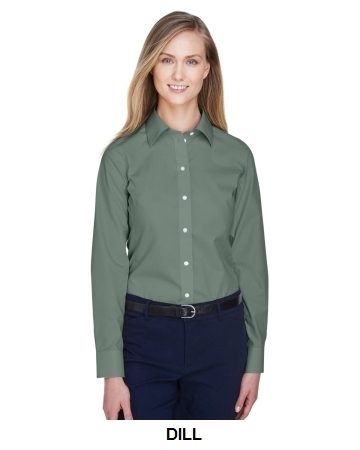 Devon & Jones Ladies' Crown Woven Collection® Solid Broadcloth.  DEV&JO  D620W