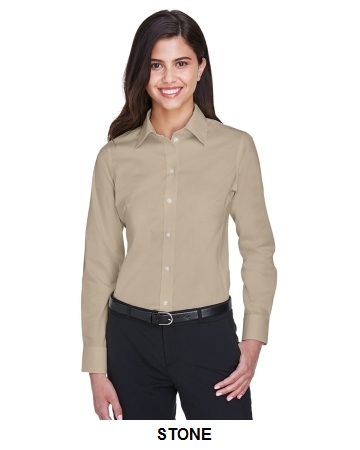 Devon & Jones Ladies' Crown Woven Collection® Solid Stretch Twill.  DEV&JO  DG530W