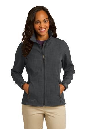 Eddie Bauer® Ladies Shaded Crosshatch Soft Shell Jacket. EB533.