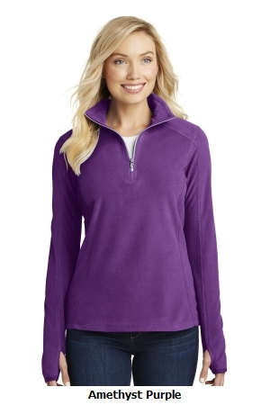 Port Authority? Ladies Microfleece 1/2-Zip Pullover. L224.