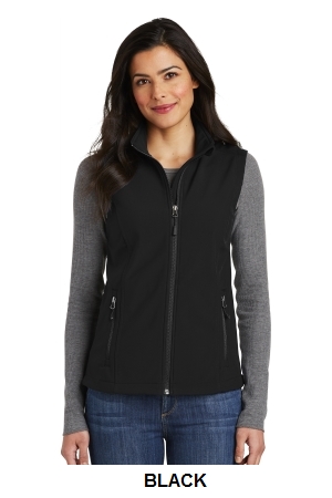 Port Authority Ladies Core Soft Shell Vest.  PORT A.  L325