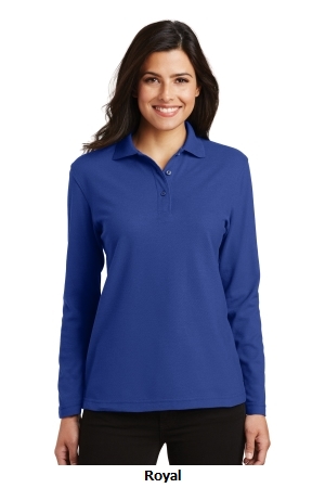 Port Authority® - Ladies Long Sleeve Silk Touch™ Polo. (L500LS)