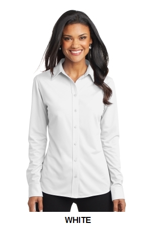 Port Authority Ladies Dimension Knit Dress Shirt. L570.