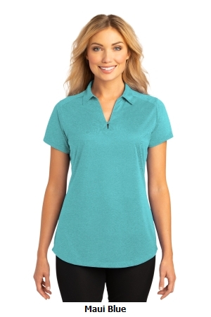 Port Authority Ladies Digi Heather Performance Polo. L574.