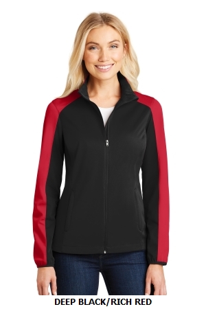 Port Authority® Ladies Active Colorblock Soft Shell Jacket. L718.