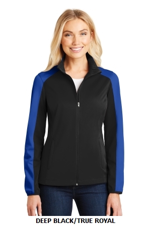 Port Authority® Ladies Active Colorblock Soft Shell Jacket. L718.