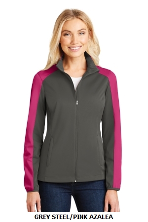 Port Authority® Ladies Active Colorblock Soft Shell Jacket. L718.