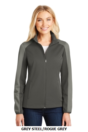 Port Authority® Ladies Active Colorblock Soft Shell Jacket. L718.