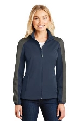 Port Authority® Ladies Active Colorblock Soft Shell Jacket. L718.