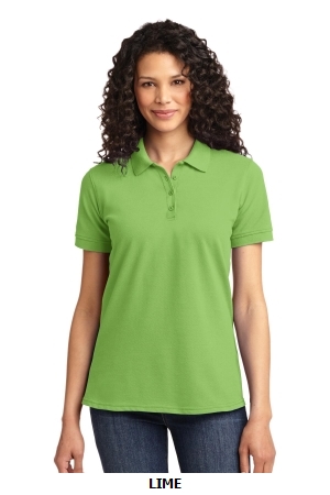 Port & Company® Ladies 50/50 Pique Polo. LKP155.