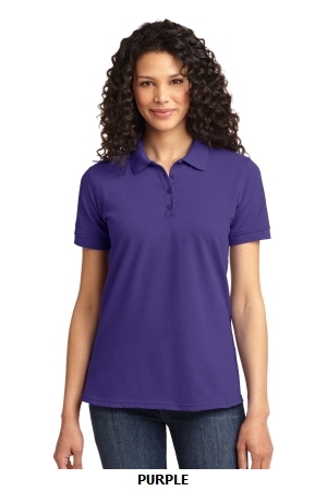 Port & Company® Ladies 50/50 Pique Polo. LKP155.