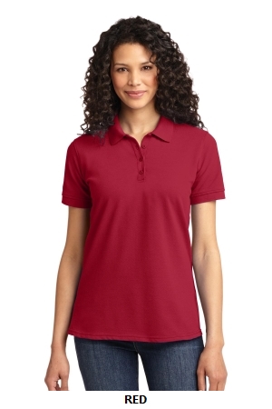 Port & Company® Ladies 50/50 Pique Polo. LKP155.