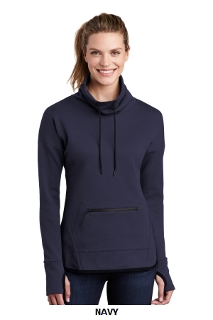 Sport-Tek ® Ladies Triumph Cowl Neck Pullover.  SPORT-TEK  LST280