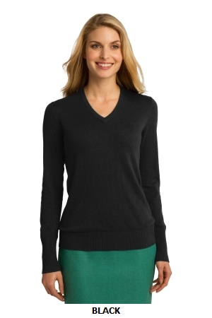 Port Authority Ladies V-Neck Sweater. LSW285.