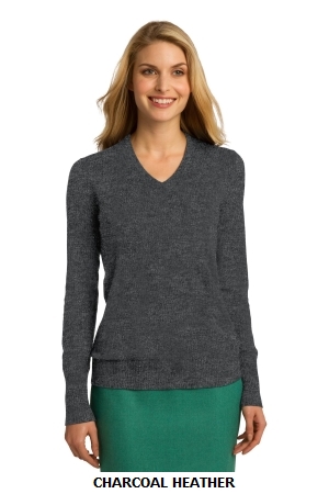 Port Authority Ladies V-Neck Sweater. LSW285.