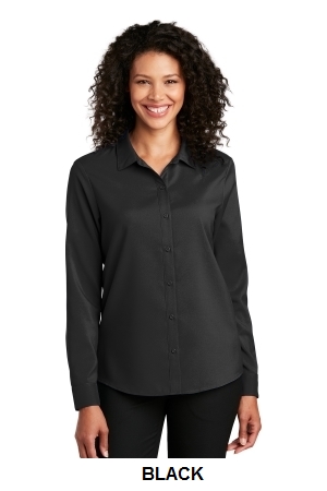 Port Authority ® Ladies Long Sleeve Performance Staff Shirt.  PORT A.  LW401