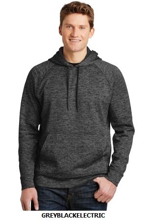 Sport-Tek PosiCharge Electric Heather Fleece Hooded Pullover. ST225.