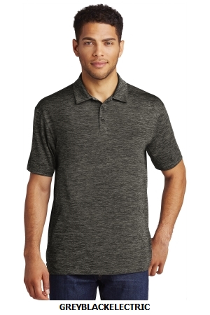 SPORT-TEK POSICHARGE ELECTRIC HEATHER POLO.  SPORT-TEK  ST590