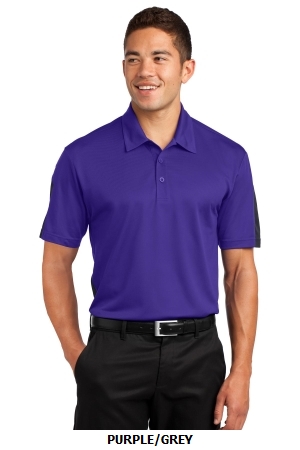 Sport-Tek® PosiCharge® Active Textured Colorblock Polo. ST695.