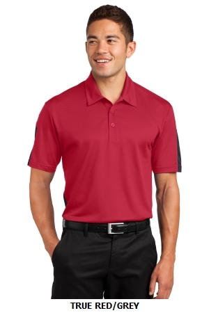 Sport-Tek® PosiCharge® Active Textured Colorblock Polo. ST695.