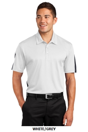 Sport-Tek® PosiCharge® Active Textured Colorblock Polo. ST695.