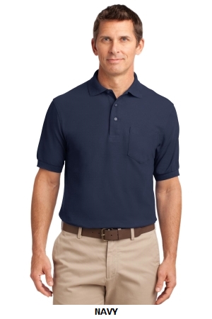 Port Authority® Tall Silk Touch™ Polo with Pocket. TLK500P.