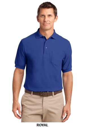 Port Authority® Tall Silk Touch™ Polo with Pocket. TLK500P.