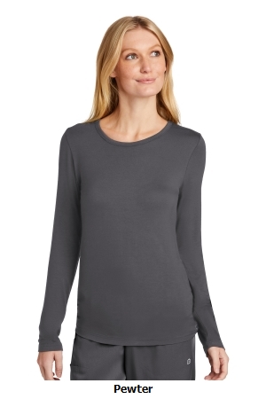 WonderWink® Women’s Long Sleeve Layer Tee .  W. WINK  WW4029