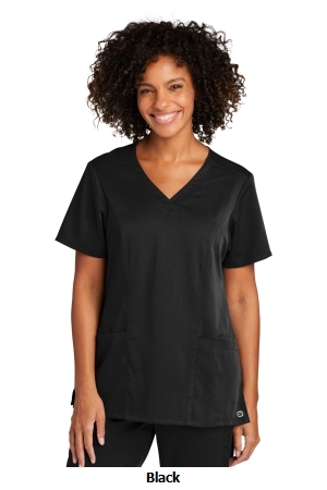 WonderWink® Women’s Premiere Flex™ V-Neck Top .  W. WINK  WW4168