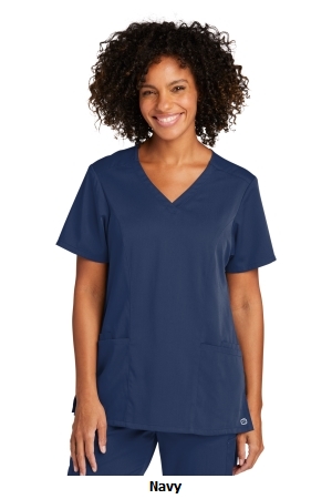 WonderWink® Women’s Premiere Flex™ V-Neck Top .  W. WINK  WW4168