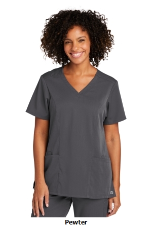 WonderWink® Women’s Premiere Flex™ V-Neck Top .  W. WINK  WW4168